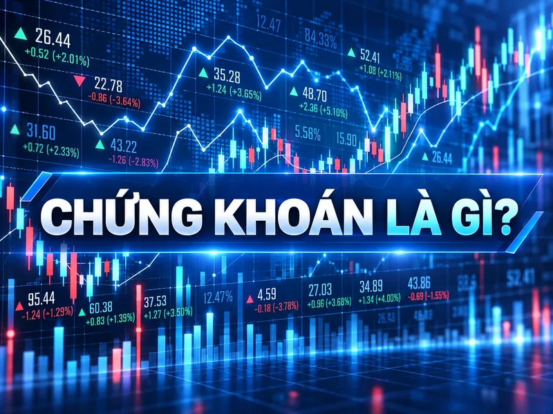 Chứng khoán là tài sản bao gồm cổ phiếu, trái phiếu, chứng chỉ quỹ và một số công cụ khác